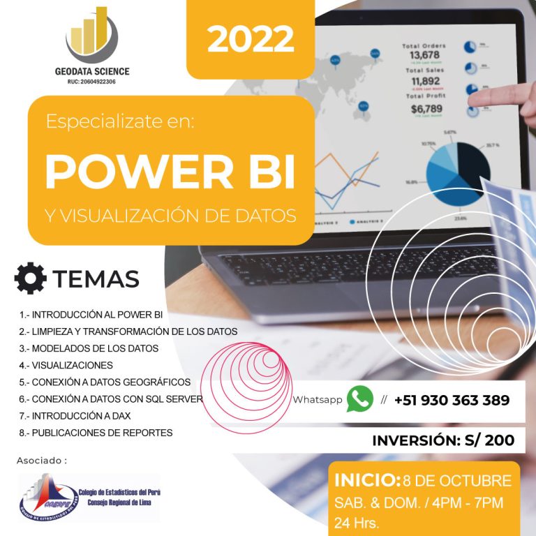 Especialízate en POWER BI y visualización de datos